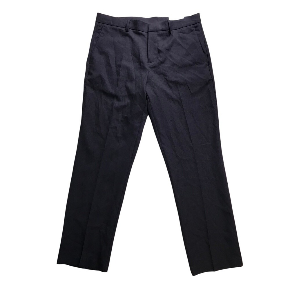Perry Ellis Dress Pants Mens 33x30 Black Modern Fit Portfolio Essentials Trouser